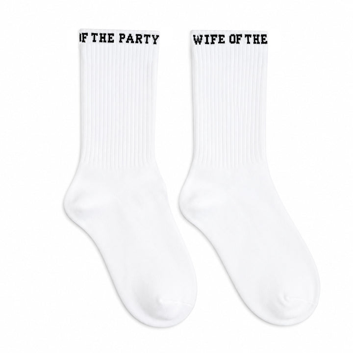 Wife of the Party Bride Socks