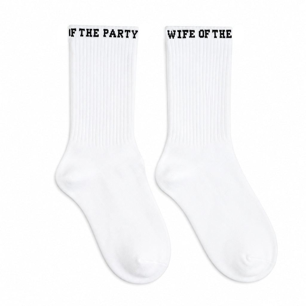 Wife Party Bride Socks