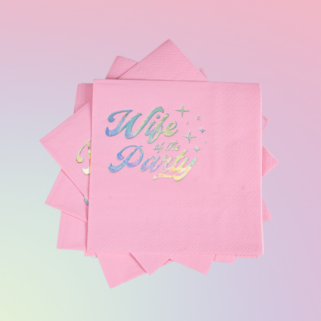 Wife of the Party Hen Party Paper Napkins - Team Hen