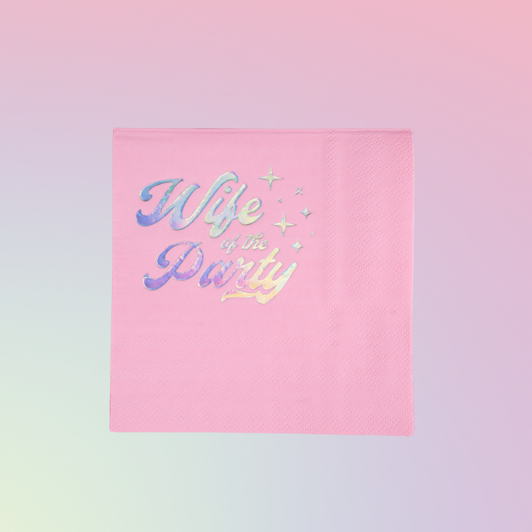 Wife of the Party Hen Party Paper Napkins - Team Hen