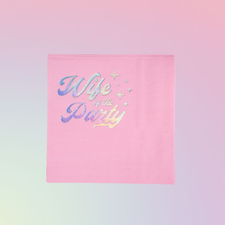 Wife of the Party Hen Party Paper Napkins - Team Hen