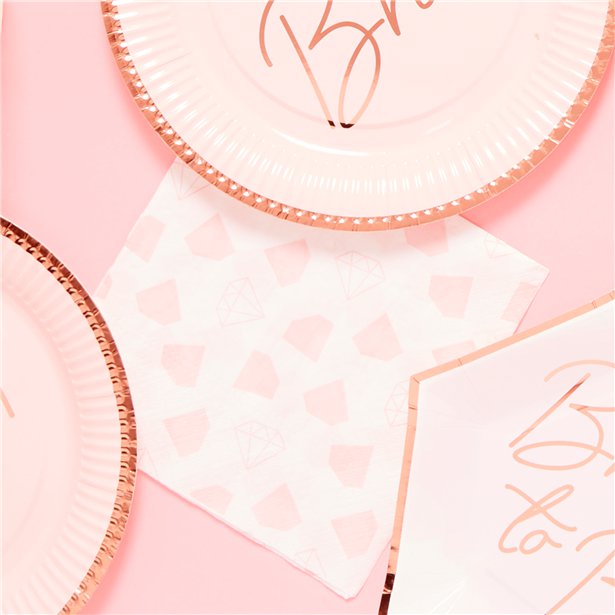 Diamond Hen Party Paper Napkins - Team Hen