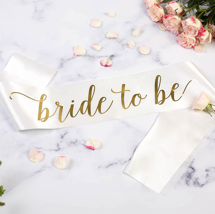 Bride to Be Satin Sash