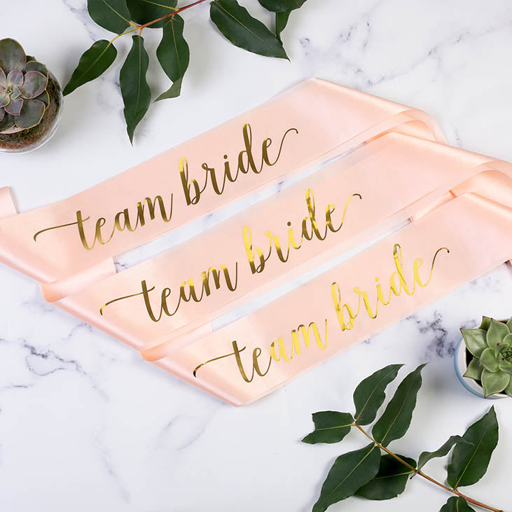 Team Bride Hen Party Satin Sash | Hen Party Sashes - Team Hen