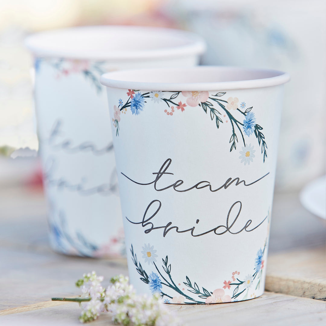 Boho Hen Party Paper Cup - Team Hen