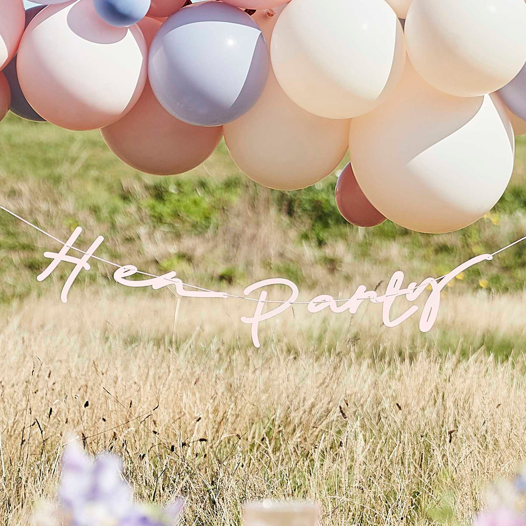 Boho Hen Party Banner - Team Hen