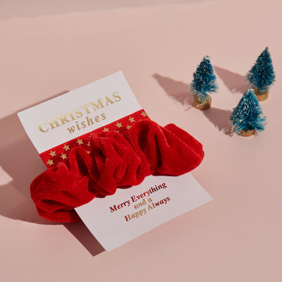 Christmas Stocking Filler Scrunchie and Hair Tie Set | Stocking Fillers - Team Hen