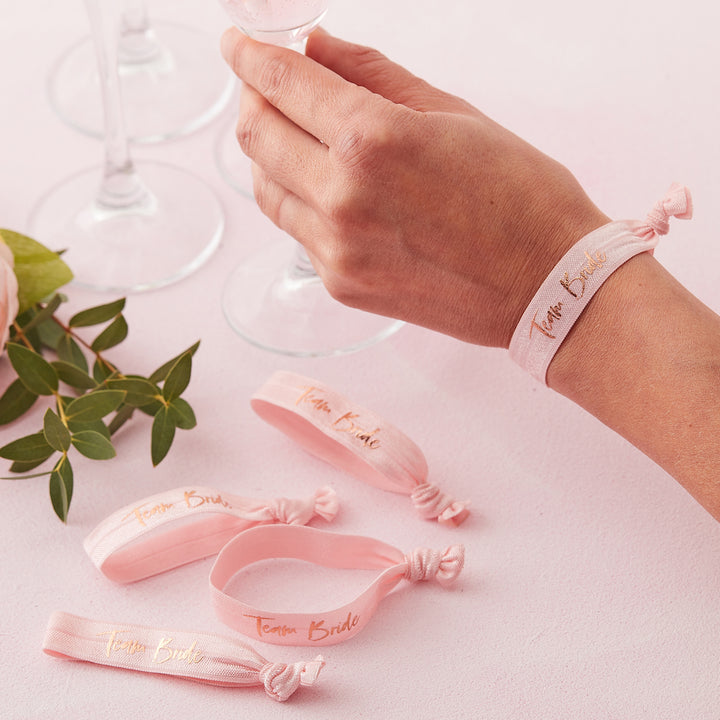 Team Bride Hair Ties | Hen Party Favours - Team Hen