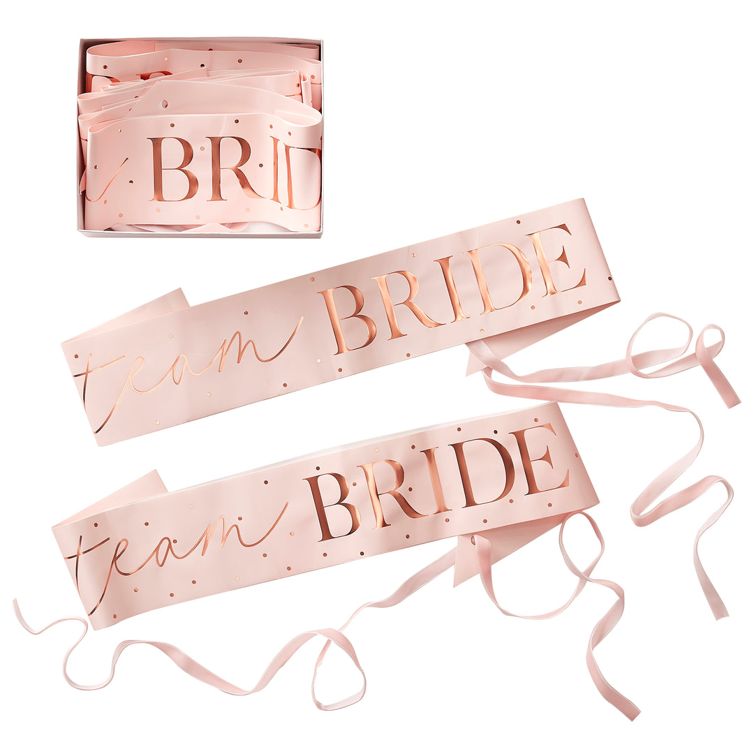 Blush Hen Party Sash - Team Hen