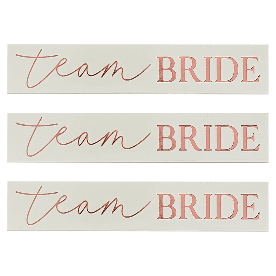 Team Bride Temporary Tattoos | Hen Party Tattoos - Team Hen