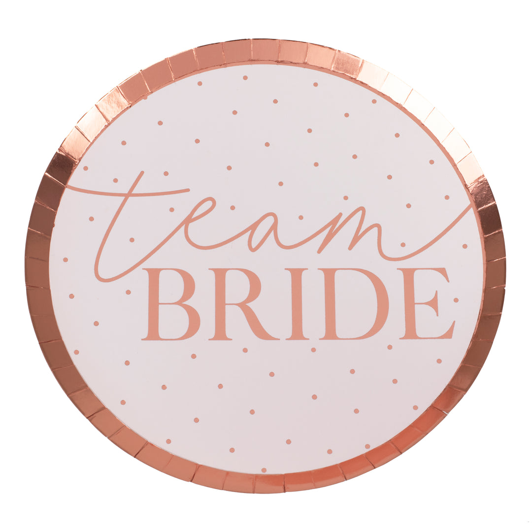 Blush Hen Party Plate - Team Hen