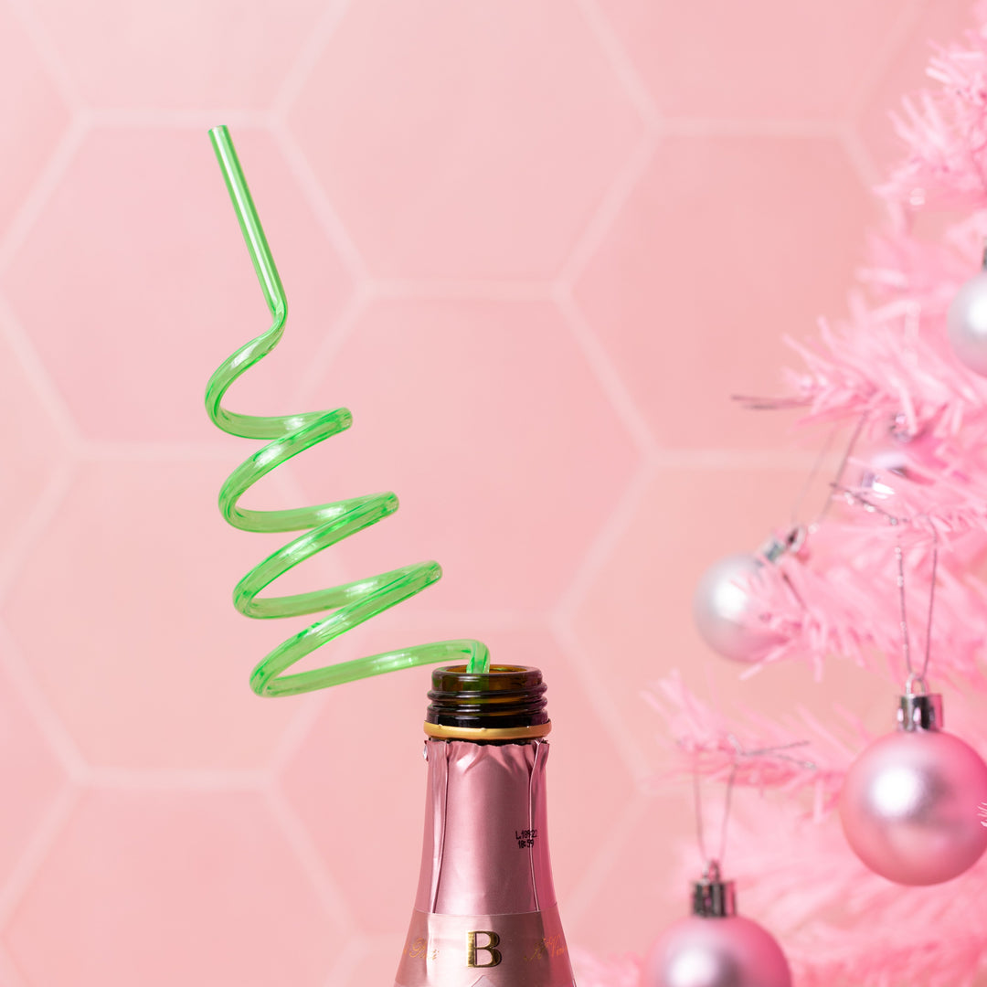 Christmas Tree Festive Drink Straws | 12 Pack