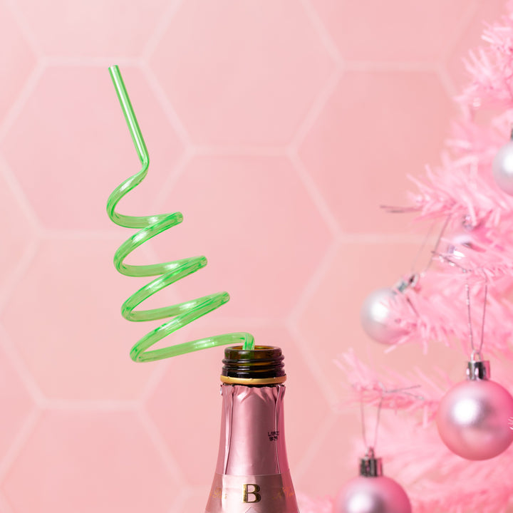 Christmas Tree Festive Drink Straws | 12 Pack