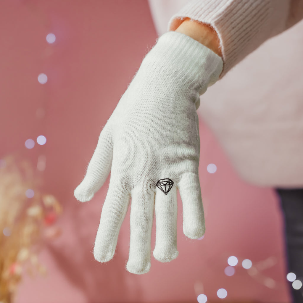 Engagement Ring Winter Gloves