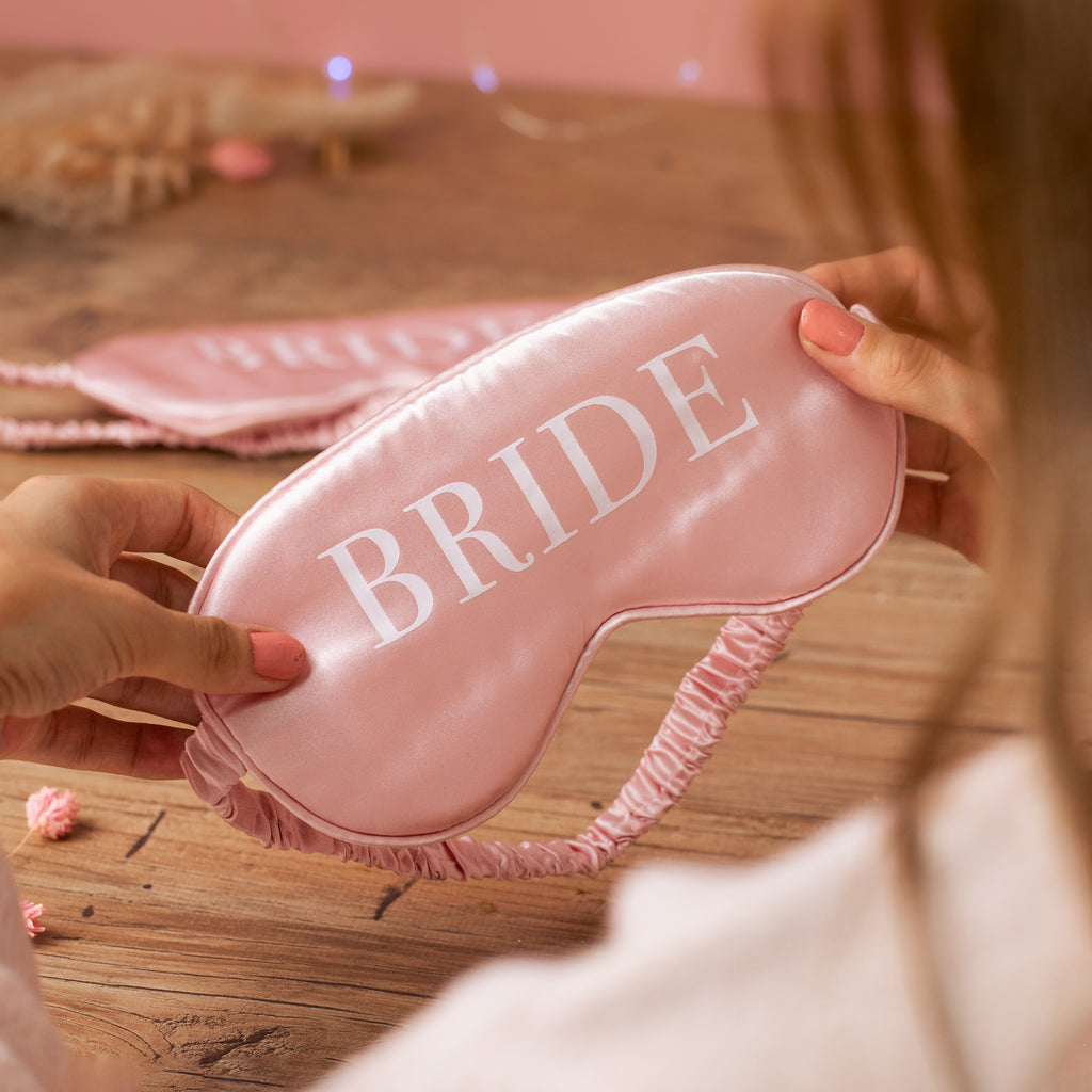 Bride Satin Eye Mask