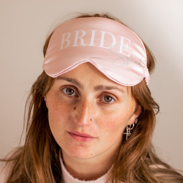 Bride Squad Luxury Satin Eye Mask - Team Hen