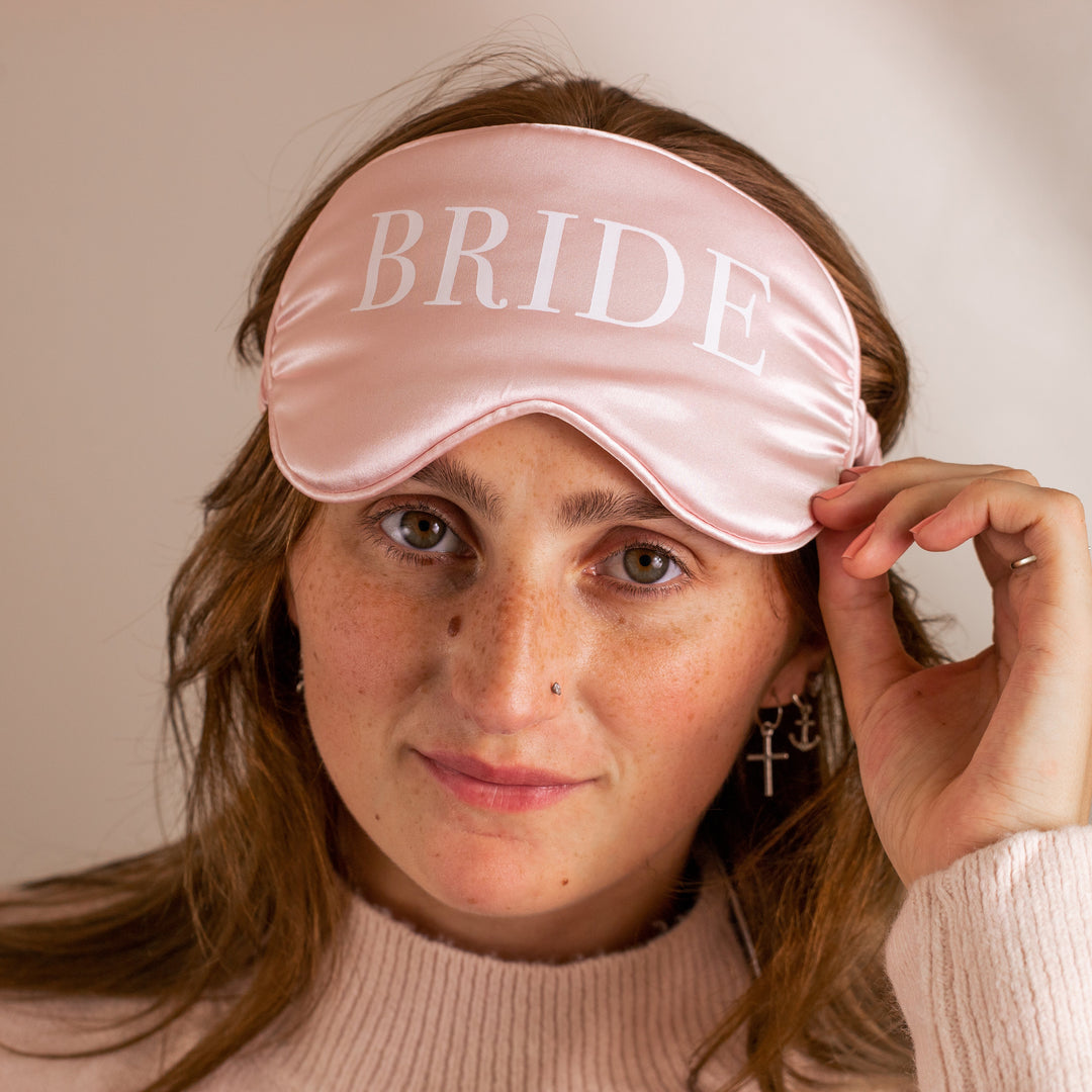 Bride Squad Luxury Satin Eye Mask - Team Hen