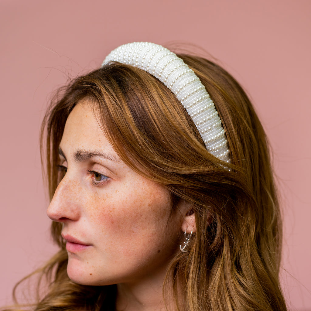 Luxury Pearl Padded Headband