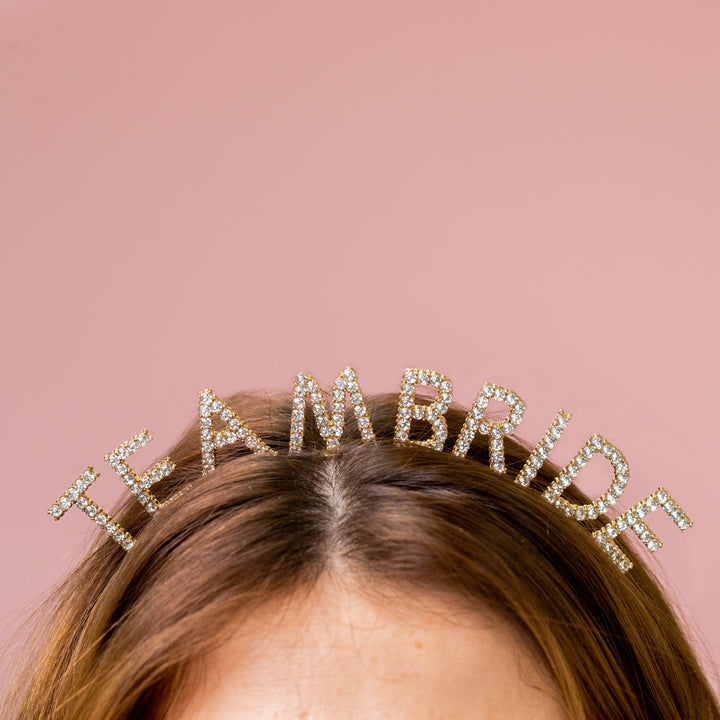 Bridesmaid Rhinestone Headband - Team Hen