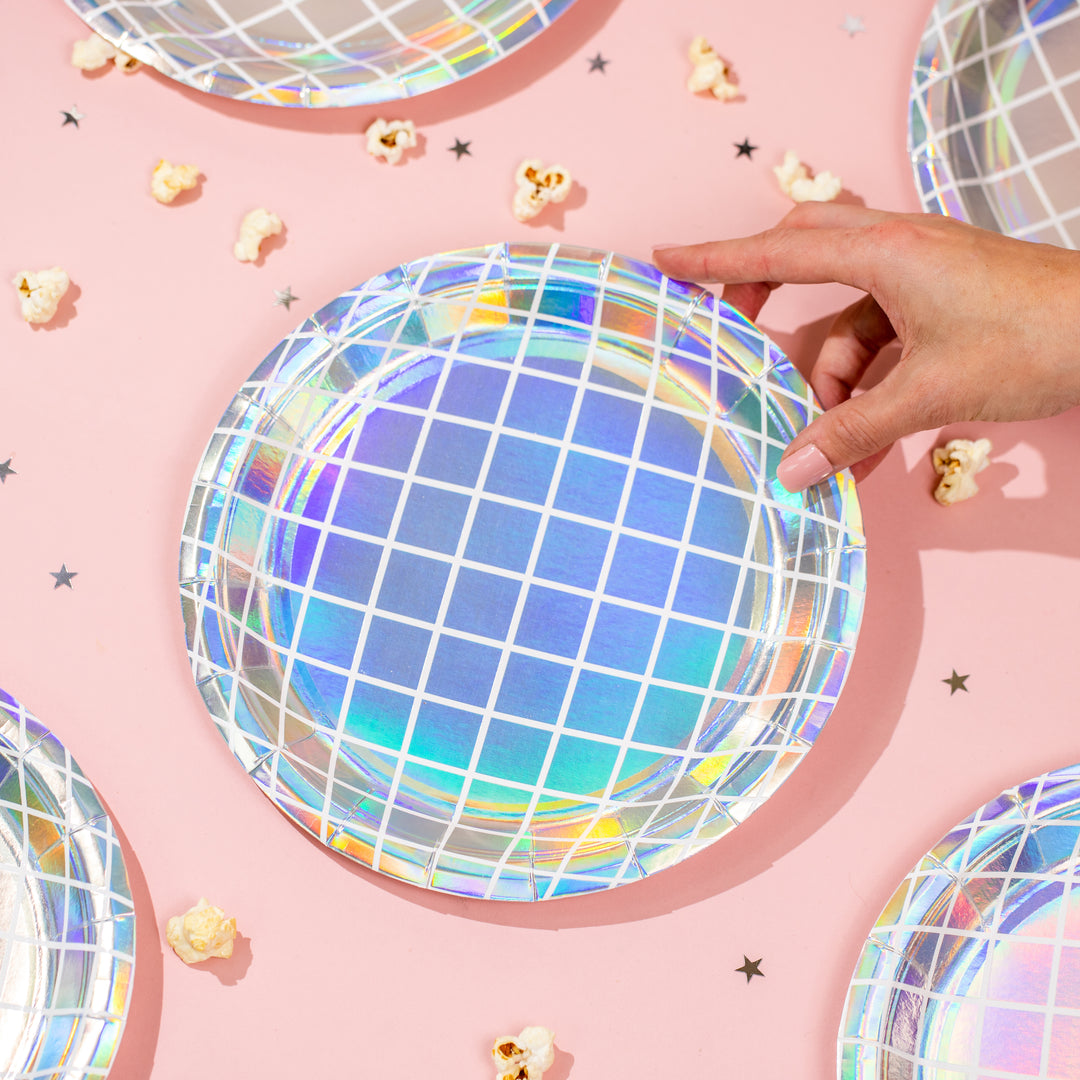 Disco Ball Hen Party Paper Plate - Team Hen