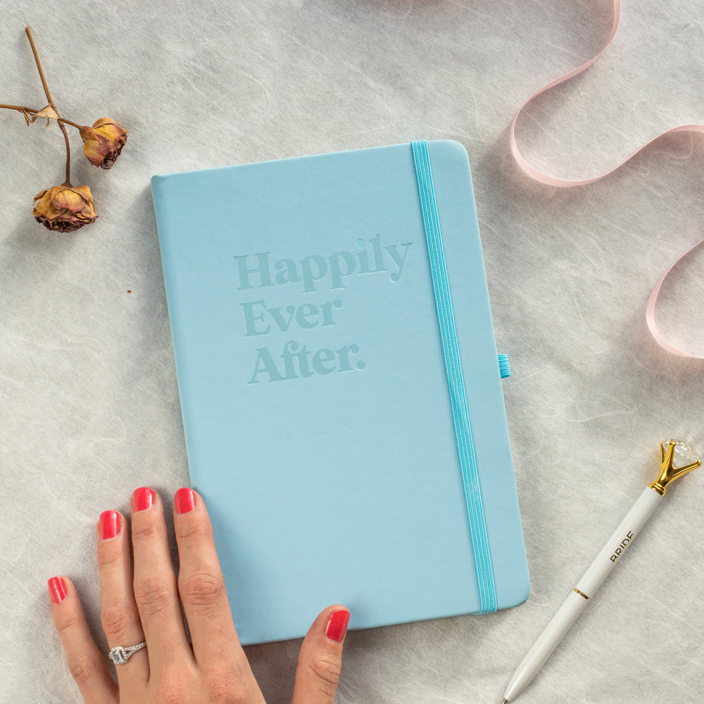 Happily Ever After Bridal A5 Notebook