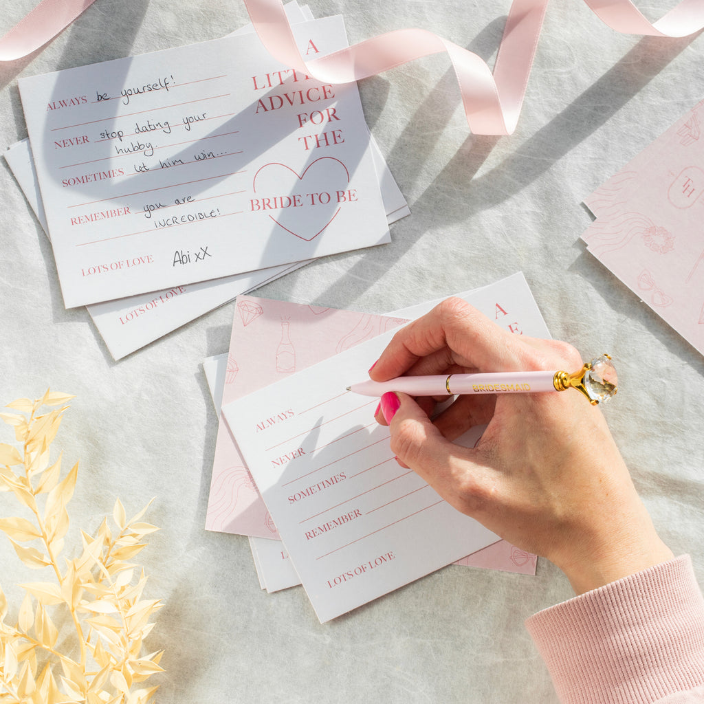 Bride To Be Advice Cards