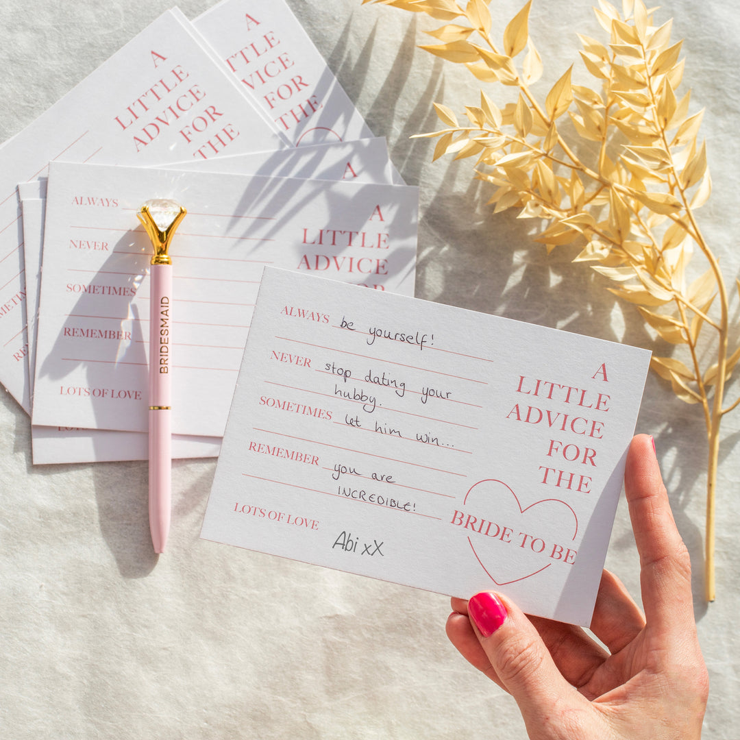 Bride To Be Advice Cards - Team Hen