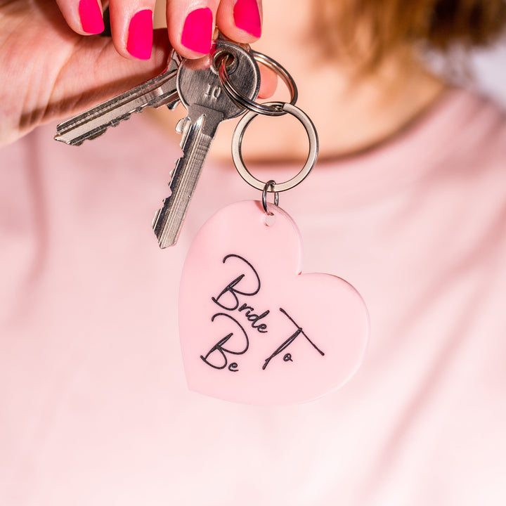 Maid of Honour Heart Keyring