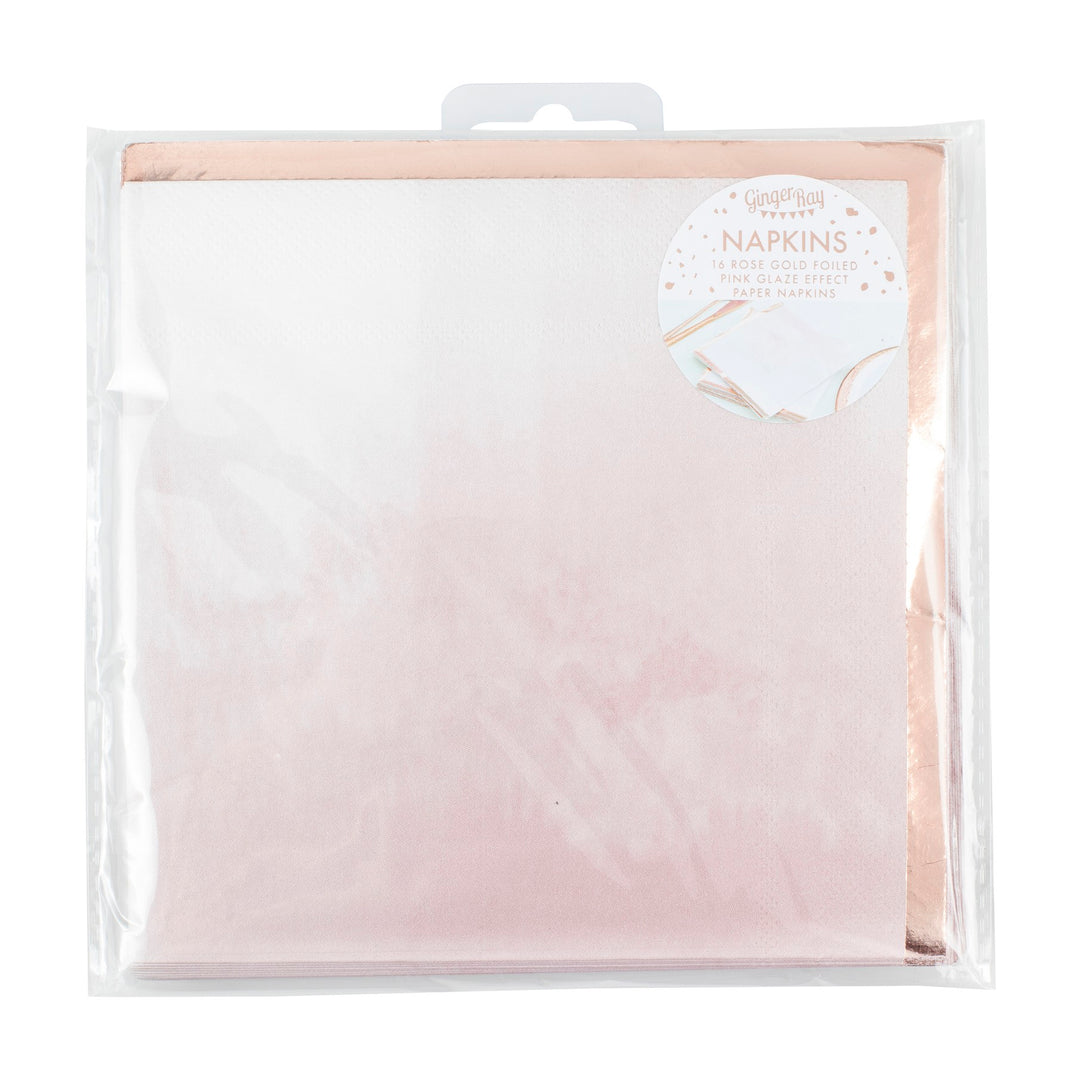 Pink Watercolour Hen Party Paper Napkins - Team Hen