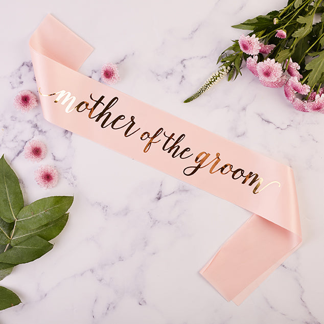 Mother Groom Satin Sash