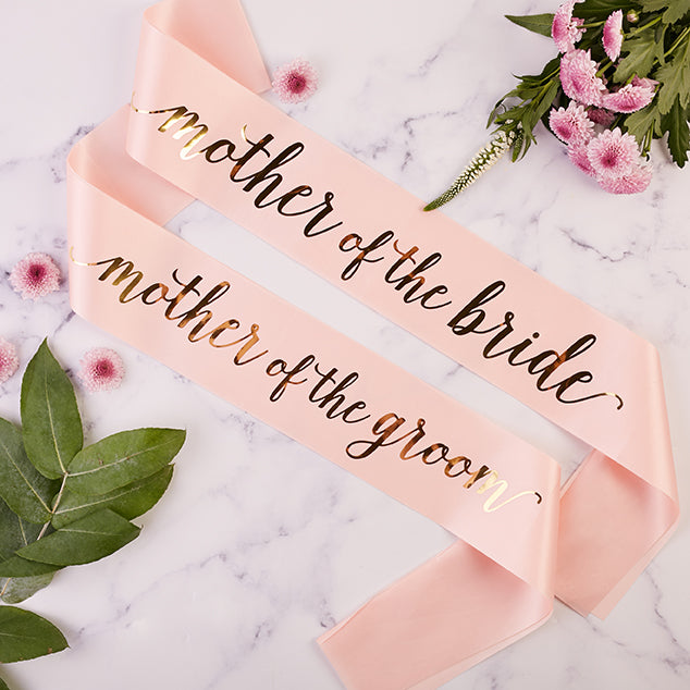 Mother of the Bride Satin Sash | Hen Party Sashes - Team Hen