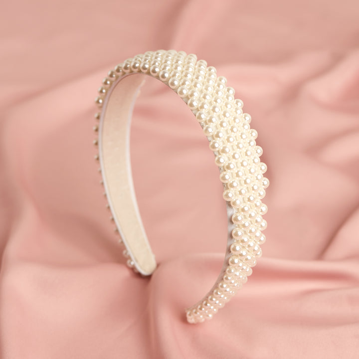 Luxury Pearl Statement Headband - Team Hen