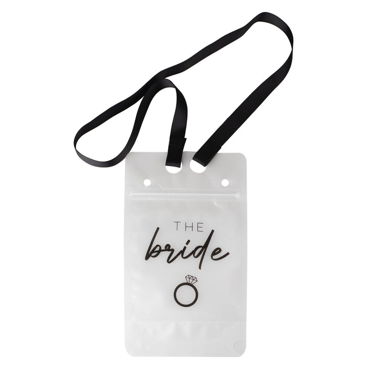 Team Bride Drinking Pouch & Lanyard - Team Hen