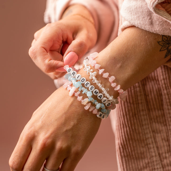 Bridesmaid Crystal Bracelet - Team Hen