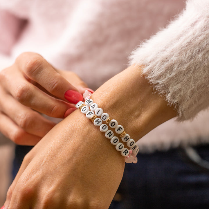 Maid of Honour Crystal Bracelet - Team Hen