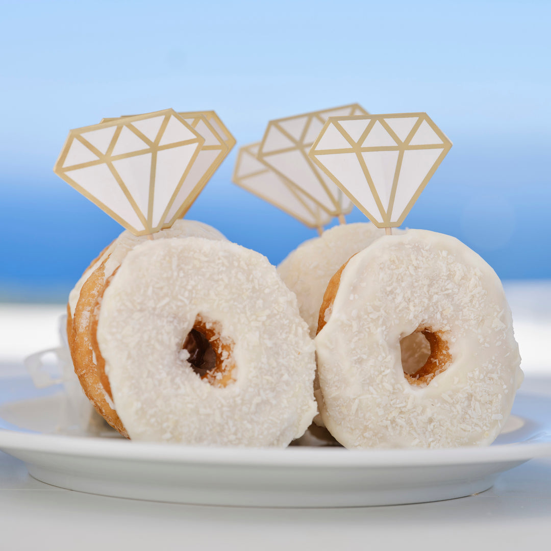 Donut Engagement Ring Toppers - Team Hen