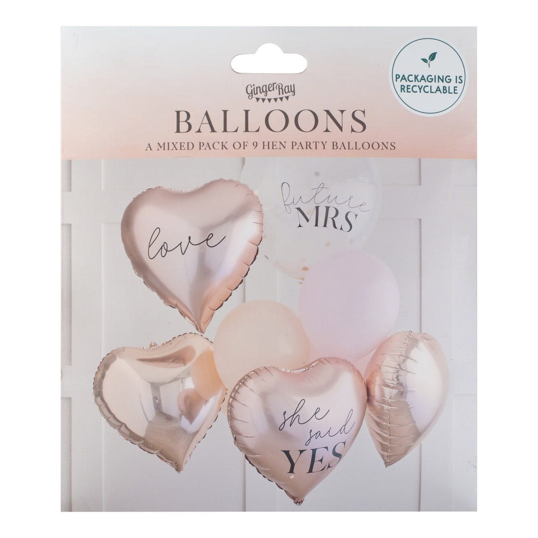 Future Mrs Balloon Bundle | Hen Party Balloons - Team Hen