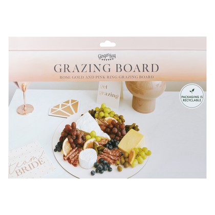 Engagement Ring Grazing Board Kit | Hen Party Tableware - Team Hen