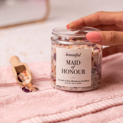 Maid of Honour Luxury Bath Soak | Self-Care Bridal Gifts - Team Hen