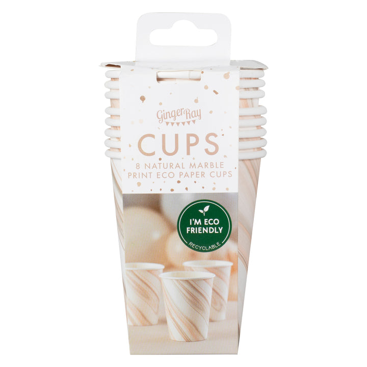 Nude Marble Hen Party Paper Cup - Team Hen