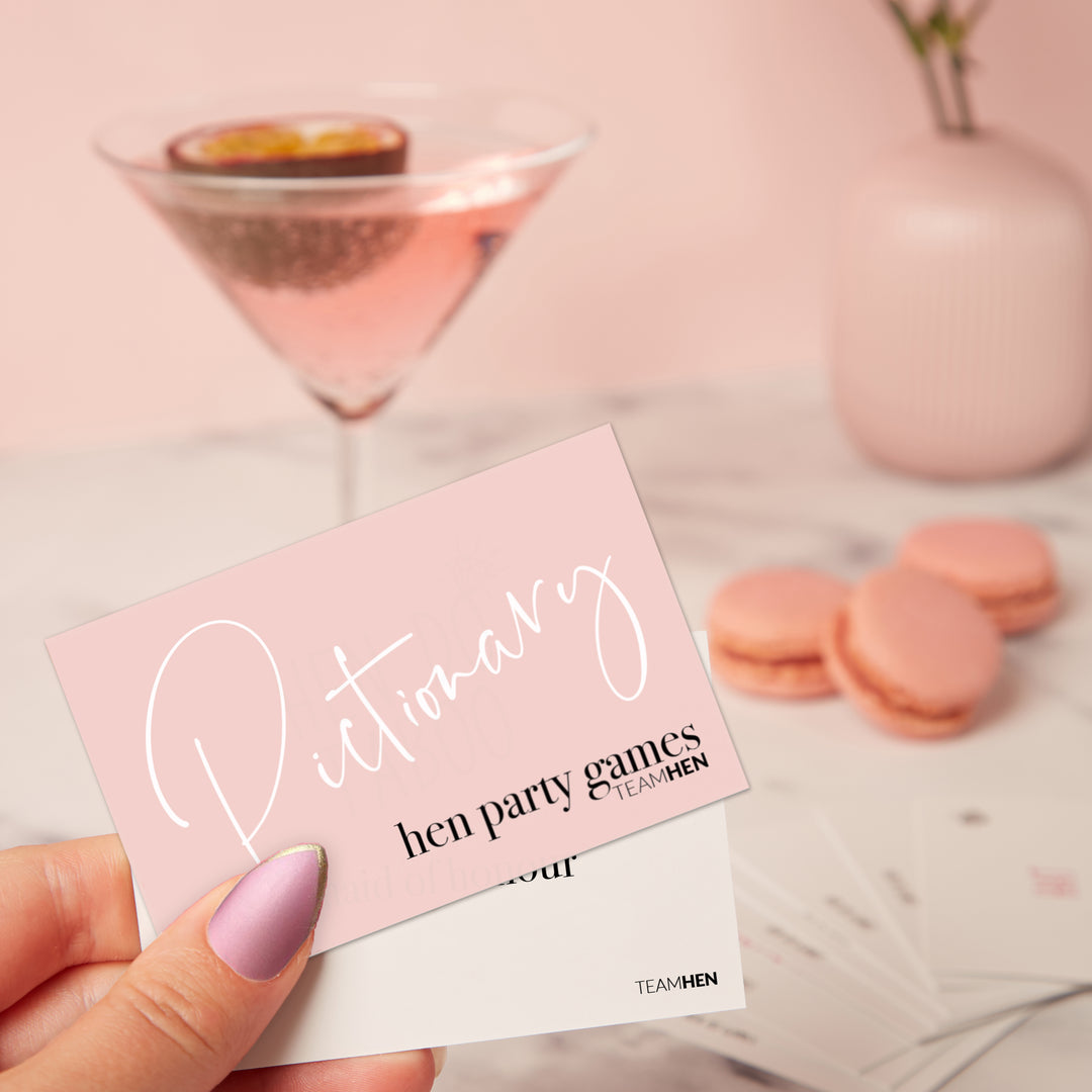 Hen Do Pictionary Game | Hen Party Game - Team Hen