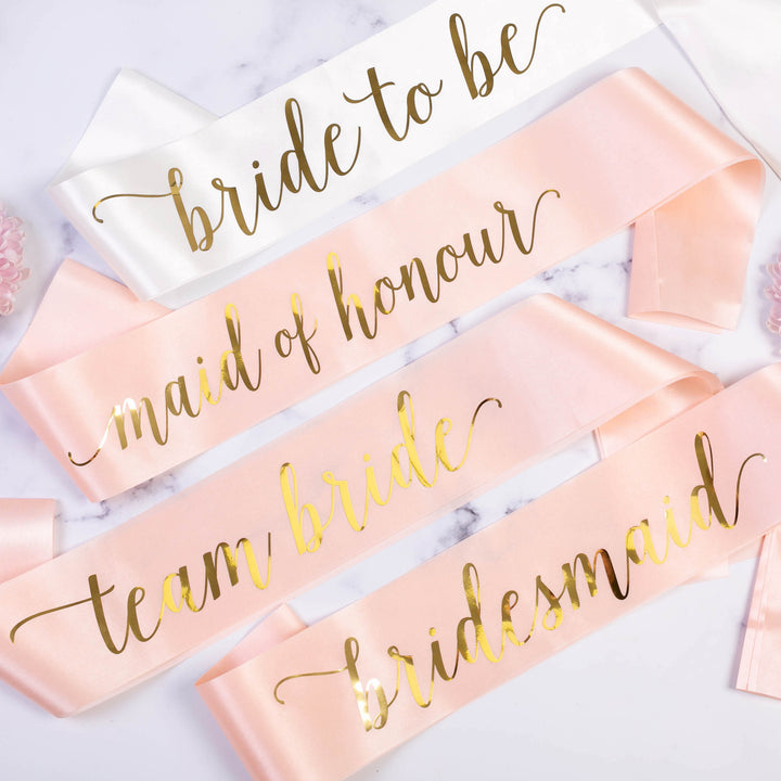 Mother of the Bride Satin Sash | Hen Party Sashes - Team Hen