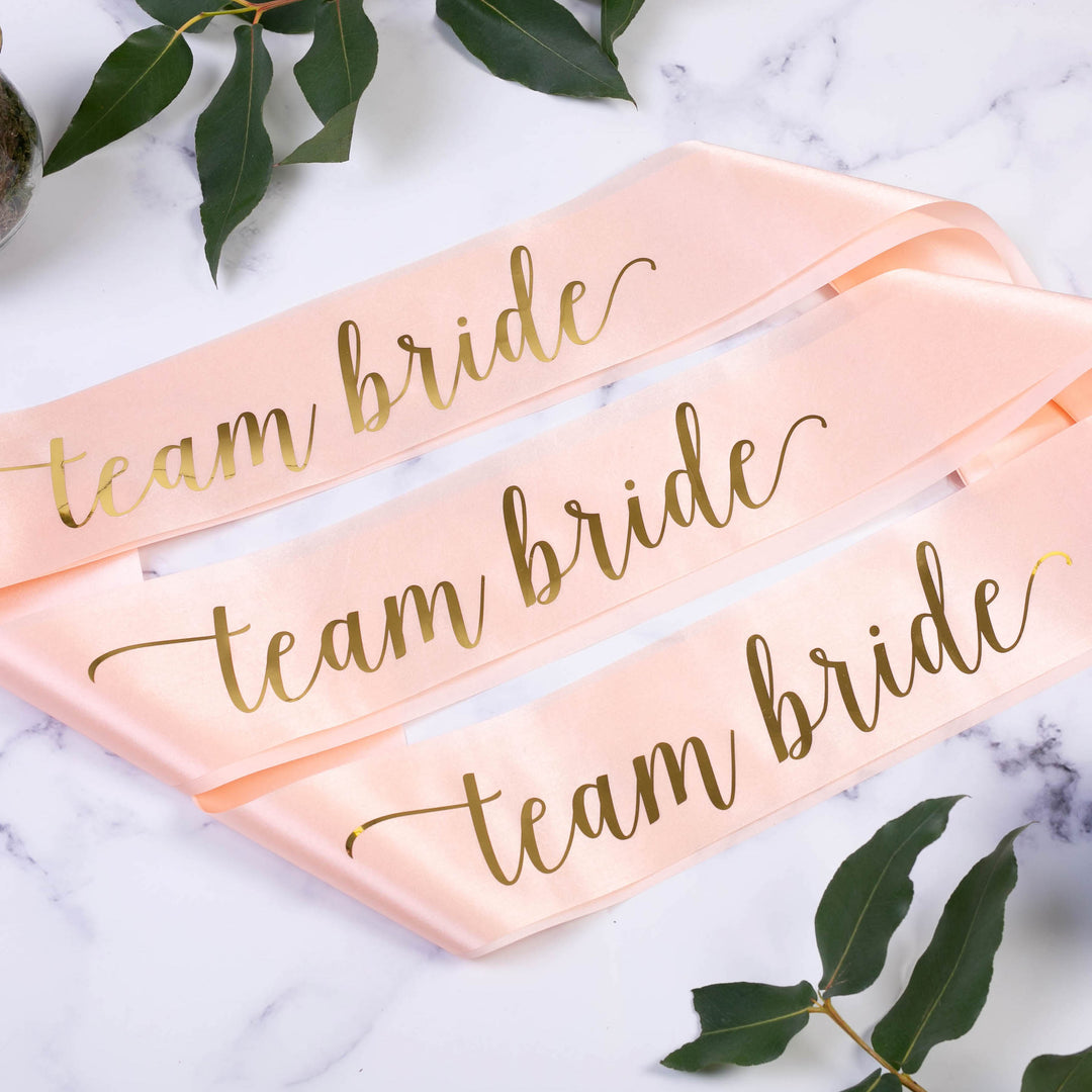 Mother of the Bride Satin Sash | Hen Party Sashes - Team Hen